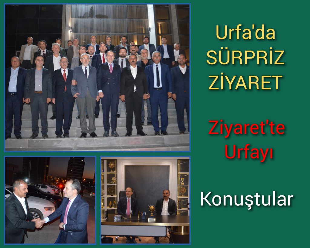 Şanlıurfa’da dikkat çeken görüşme!