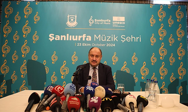 Başkan Mehmet Kasım Gülpınar, ” Şanlıurfa Müzik Olimpiyatlarına Hazırlanıyor “