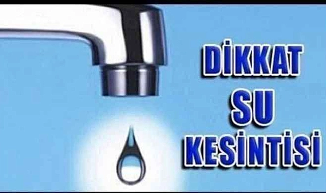 Bidonları doldurun! Urfa’da su kesilecek!