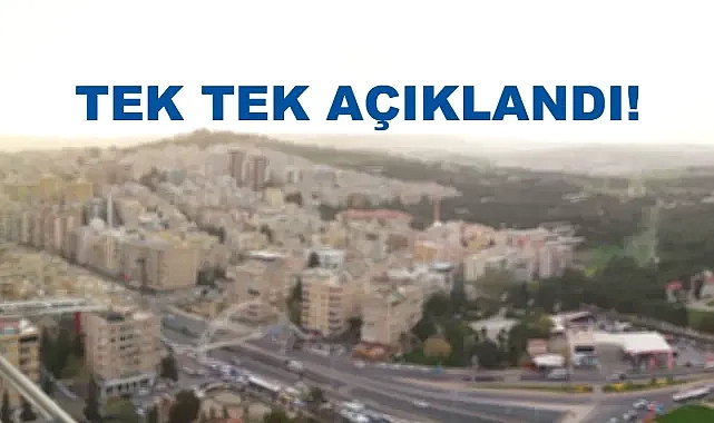 Bir haftada neler yaşanmış? Şanlıurfa’nın raporu geldi!