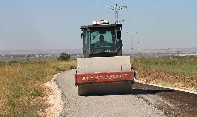 Büyükşehir ‘den Suruç -Eyyübiye arasında asfaltlama çalışmaları