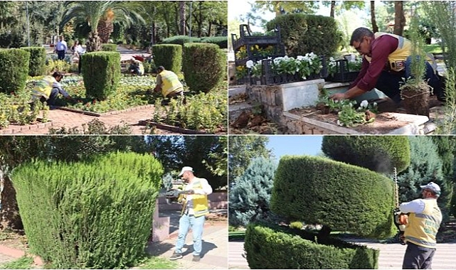 Büyükşehir Ekipleri, Kasaptaşı Parkında Bakım Onarım Çalışması Yaptı