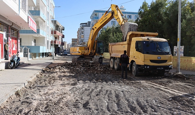 Ceylanpınar ‘da üst yapı çalışmaları başladı