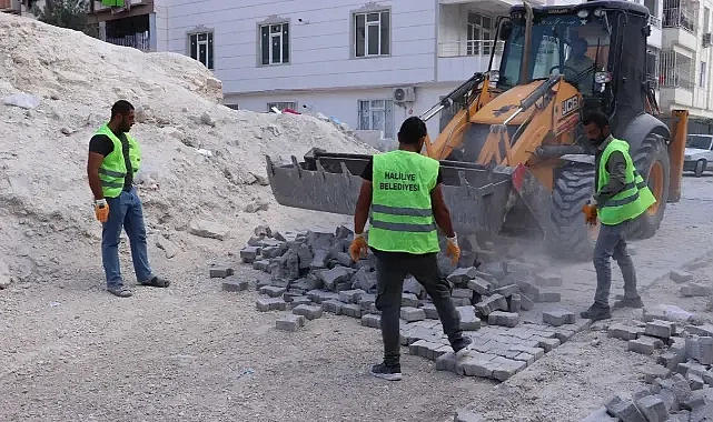 Haliliye’de yol çalışmaları sürüyor