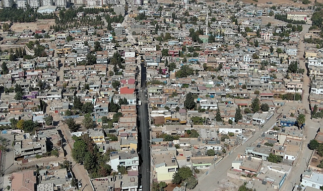 Şanlıurfa Büyükşehir ‘den Ceylanpınar ‘da asfalt atağı