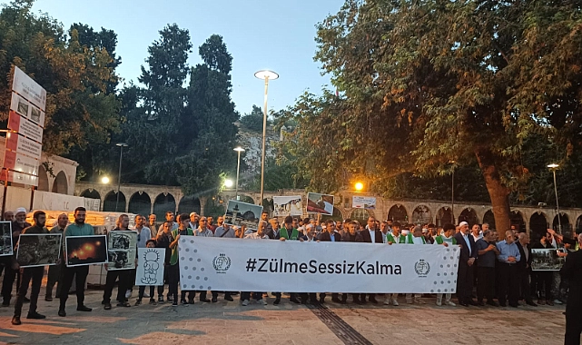 Şanlıurfa İHH’dan Gazze Direnişi’ne Destek