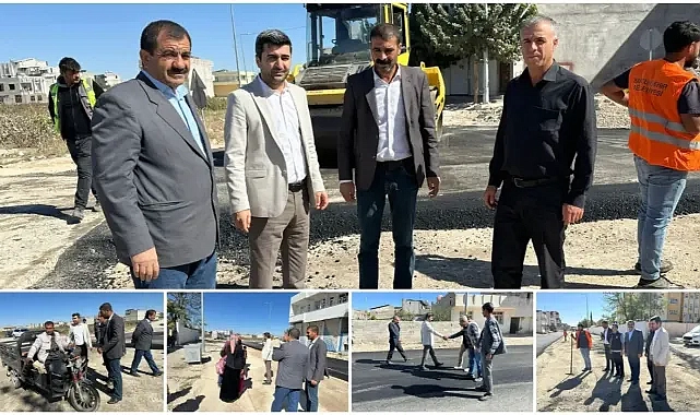 Suruç’ta Amed Caddesi Asfaltlanıyor