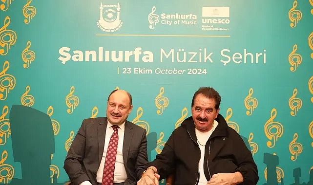 Tatlıses “UNESCO Müzik Şehri Lansmanı” için Şanlıurfa’ya geldi
