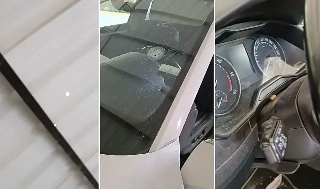 Urfa’da yine magandalık! Kurşun aracın camından girdi!