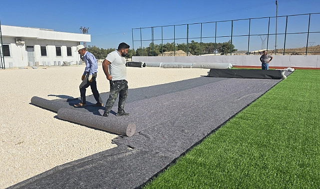 Yenice Spor Kompleksi Sahaları Yeşile Büründü