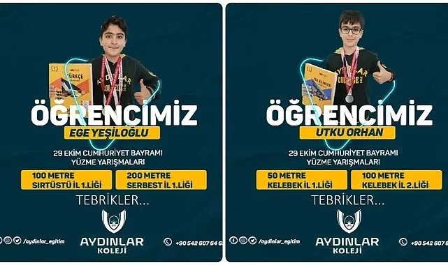 Aydınlar Koleji Öğrencilerinden Büyük Başarı