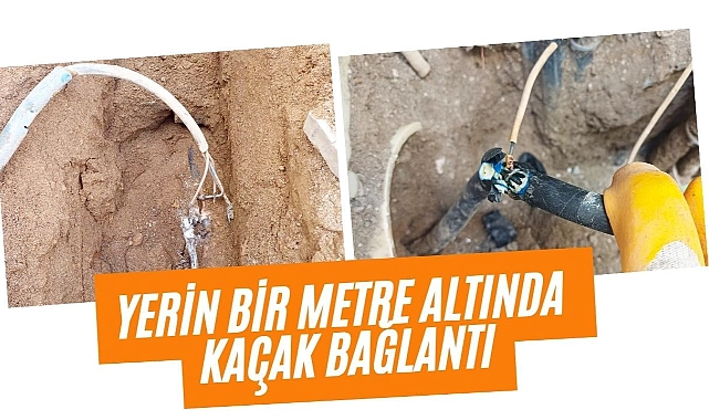 Dicle Elektrik’ten Yer Altındaki Kaçak Bağlantıya Müdahale