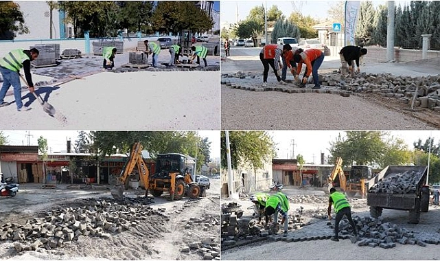 Haliliye Belediyesinden 4 Mahallede Hummalı Üstyapı Çalışması