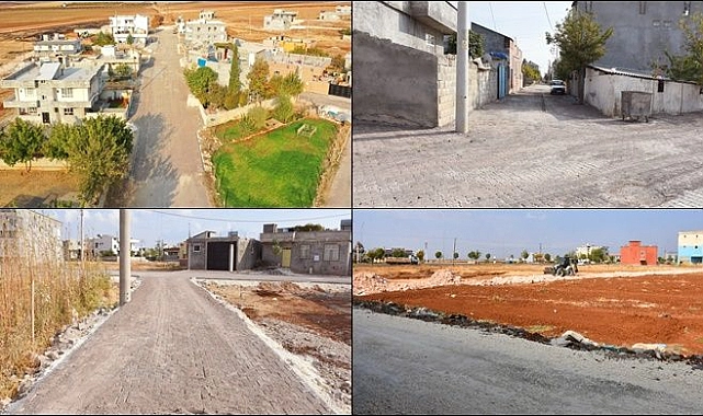 Hilvan’da Yol Yapım Çalışmaları Devam Ediyor