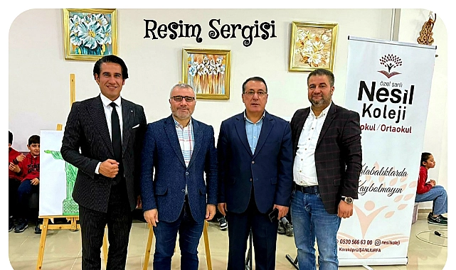 Nesil Kolejinden Dünya Şehircilik Gününde Resim Sergisi