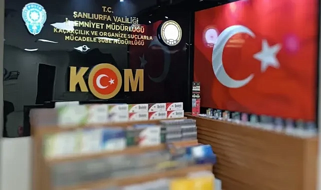 Şanlıurfa’da kaçakçılık operasyonu!