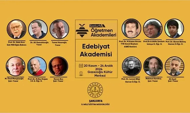 Şanlıurfa’da Öğretmen Akademileri Açılıyor