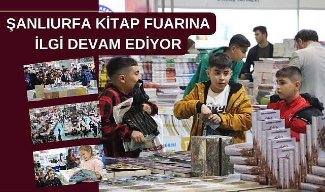 Şanlıurfa Kitap Fuarına İlgi Devam Ediyor