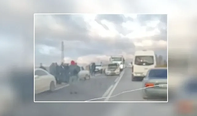 Suruç yolunda zincirleme kaza! Yaralılar var!