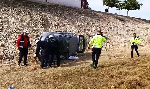 Urfa’da feci kaza: Şarampole uçtu