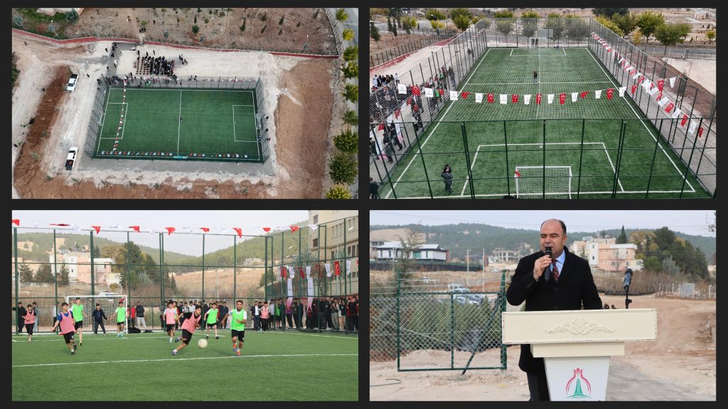 KARAKÖPRÜ’DE GENÇLER İÇİN YENİ SPOR TESİSİ KAZANDIRILDI