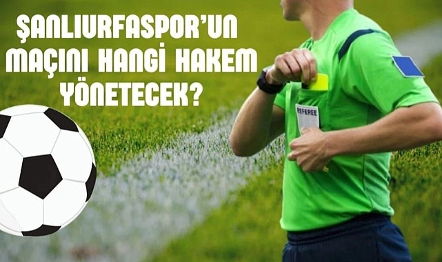 Amedspor – Şanlıurfaspor Maçının Hakemi Belli Oldu