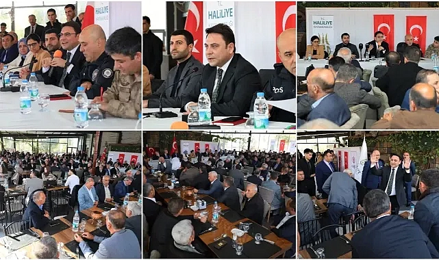 Haliliye’de Muhtarlar Toplantısı Gerçekleştirildi
