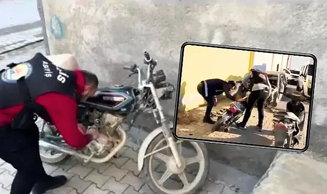 Şanlıurfa’da motosiklet hırsızları yakalandı!