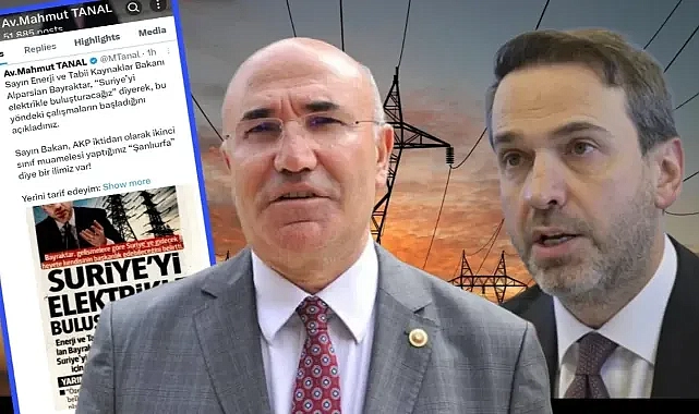 Tanal’dan Enerji Bakanı’na Sert Tepki:”Önce Şanlıurfa, Sonra Suriye”