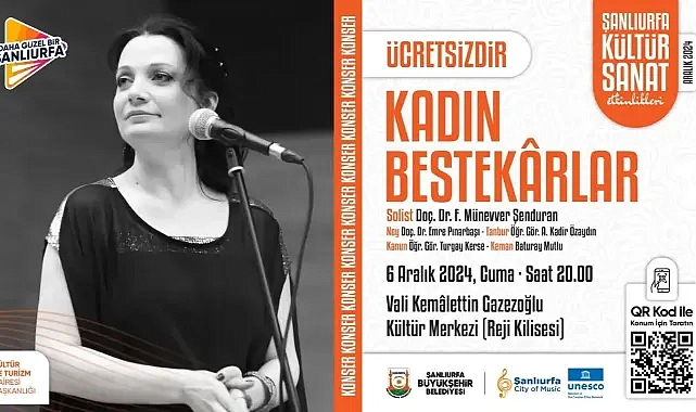 Türk Musikisinin Eşsiz Eserleri Şanlıurfa’da Yankılanacak