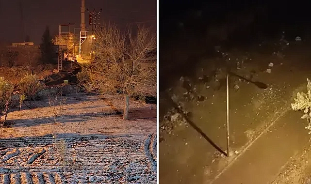 Urfa’da kar yağışı görüldü!