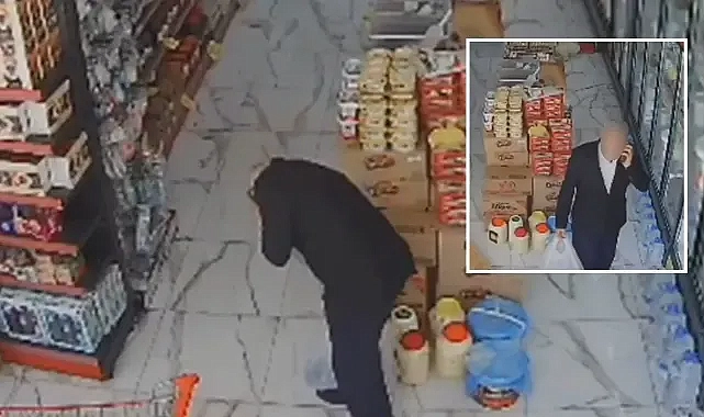Urfa’da peynir hırsızlığı! Kameralara yakalandı!