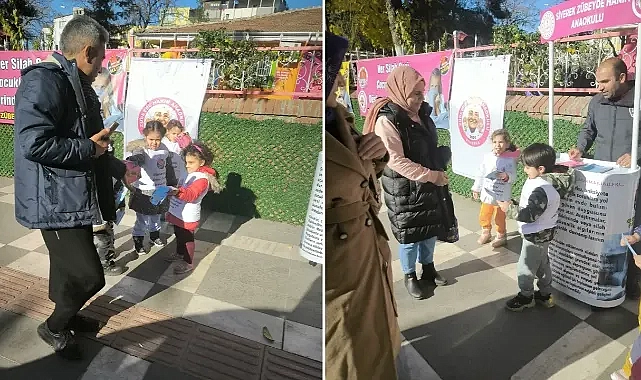 Urfa’nın ilçesinde minikler ‘Silah Sıkmaya Hayır’ dedi!