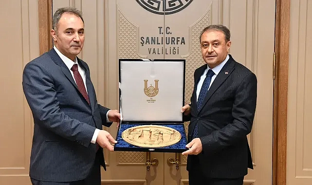 Urfa’ya veda etti! Bildirici, Vali Şıldak’ı ziyaret etti!