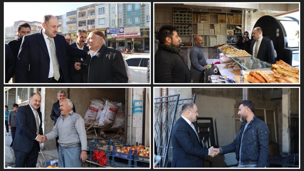 BAŞKAN GÜLPINAR, ESNAFI ZİYARET EDİP ASFALT ÇALIŞMALARINI İNCELEDİ