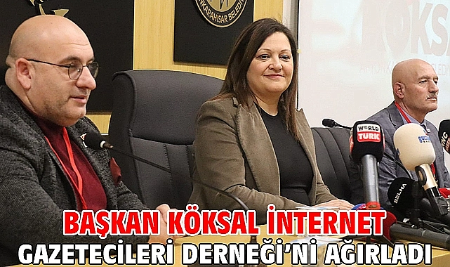 Başkan Köksal İnternet Gazetecileri ile bir araya geldi.