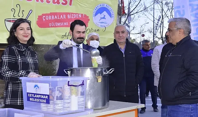 Ceylanpınar Belediyesi, sabahları sıcak çorba ikramına başladı