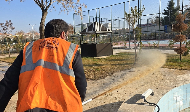 Eyyübiye’nin Yeşil Alanlarına Özenli Bakım