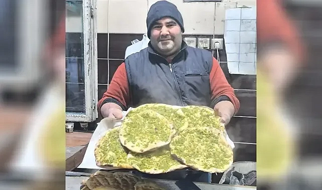 Trend oldu! Urfalı fırıncı ‘Dubai lahmacunu’ yaptı!