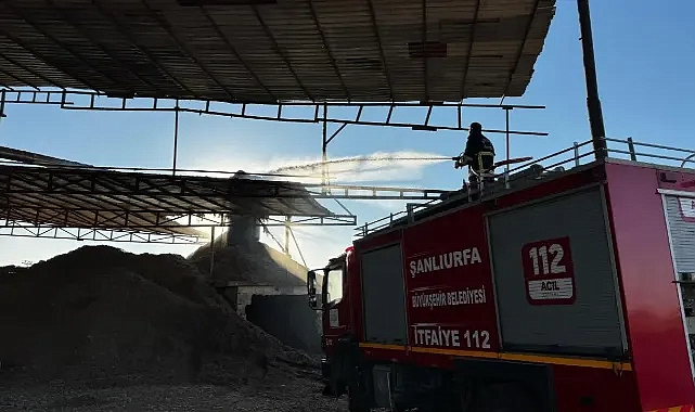 Urfa’da fabrika yangını!