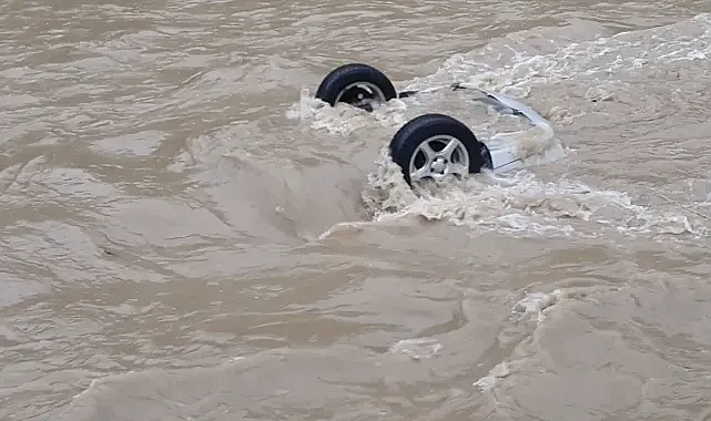 Urfa’da otomobil Fırat Nehri’ne düştü!