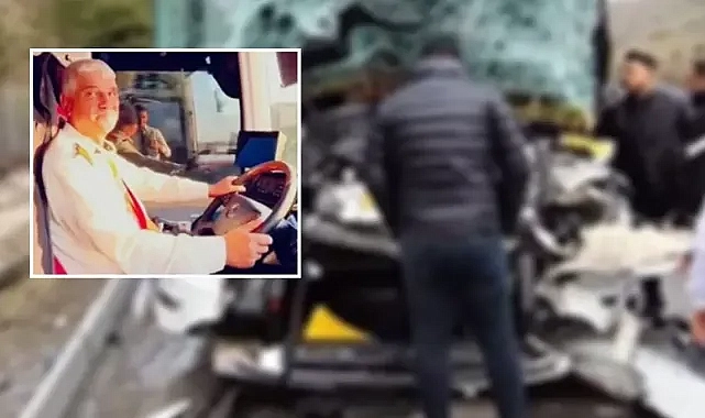 Urfa’dan Çanakkale’ye giden otobüs TIR’a çarptı! Şoför hayatını kaybetti!