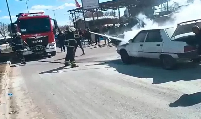 Alevlere teslim oldu! Korku dolu anlar yaşandı!