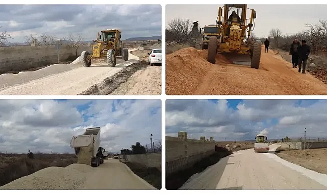 Büyükşehir Belediyesi, Kırsal Alanda Yol Çalışmalarına Hız Verdi