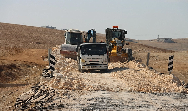 Büyükşehir ‘den Başkaragöz grup yolunda yenileme çalışmaları sürüyor