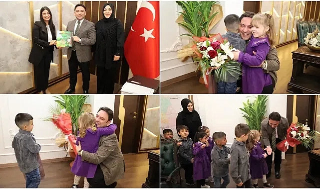 Haliliye Kaymakamı Şahin Minik Misafirlerini Ağırladı