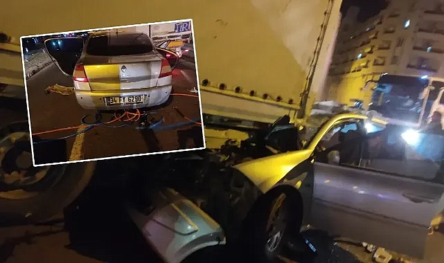 Şanlıurfa’da feci kaza! Otomobil TIR’ın altına girdi!