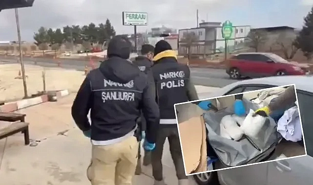 Urfa’da zehir tacirlerine bir darbe daha!28 kilogram ele geçirildi!
