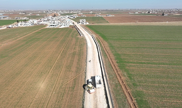 Yardımcı ile Harran grup yolunda çalışmalar devam ediyor!