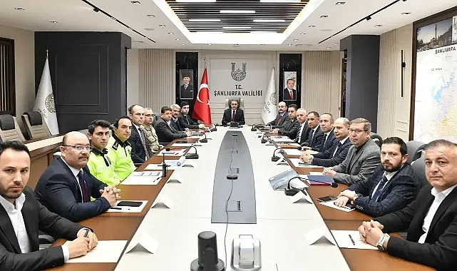 Şanlıurfa’da bayram öncesi önemli toplantılar!